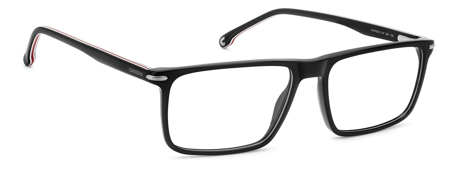 Brillen Carrera 347 108974 (284) farbe black ruthenium form rechteckig 