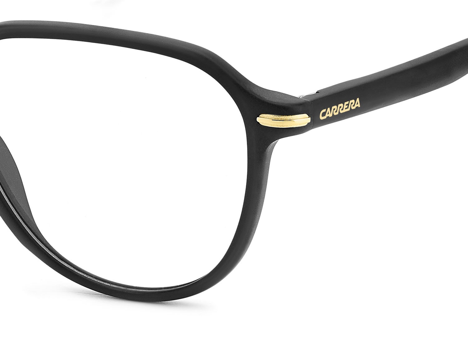 Brillen Carrera 346 108975 (I46) farbe matte black gold form rund 