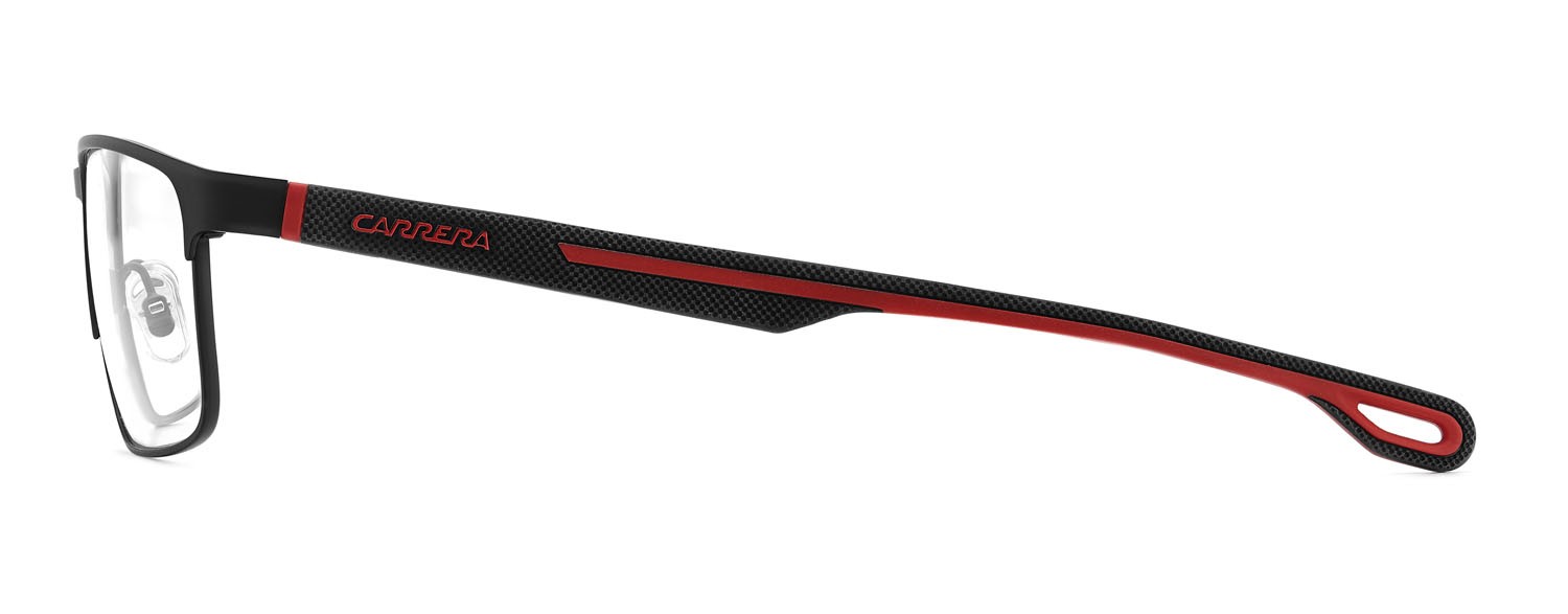 Brillen Carrera 4417 108979 (BLX) farbe matte black red form rechteckig 