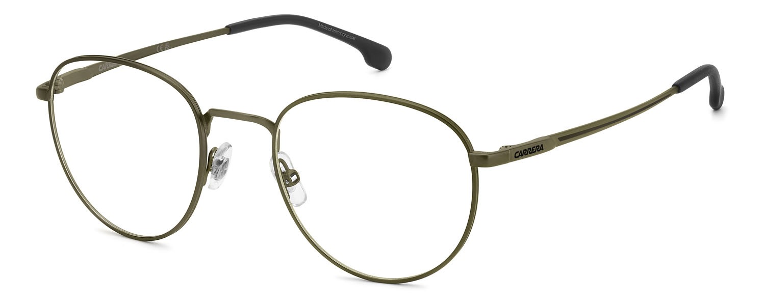 Occhiali da vista Carrera 8908 108981 (TBO) colore military green forma pantos 
