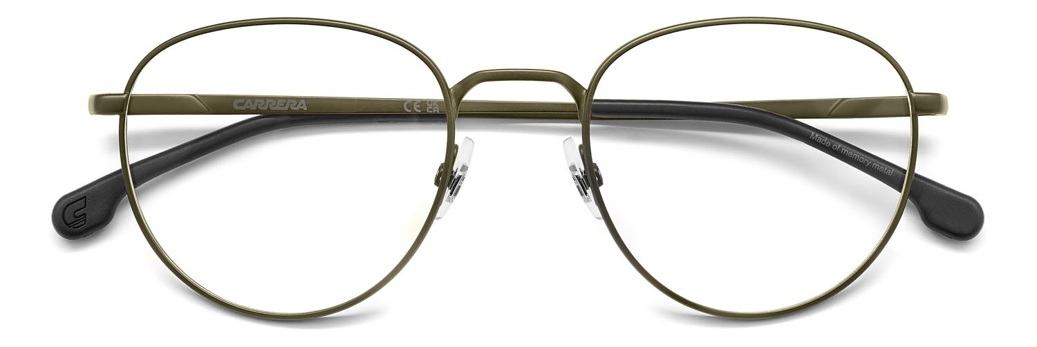 Occhiali da vista Carrera 8908 108981 (TBO) colore military green forma pantos 