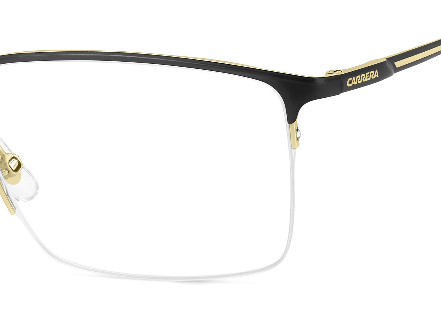 Brillen Carrera 8909 108982 (I46) farbe matte black gold form rechteckig 
