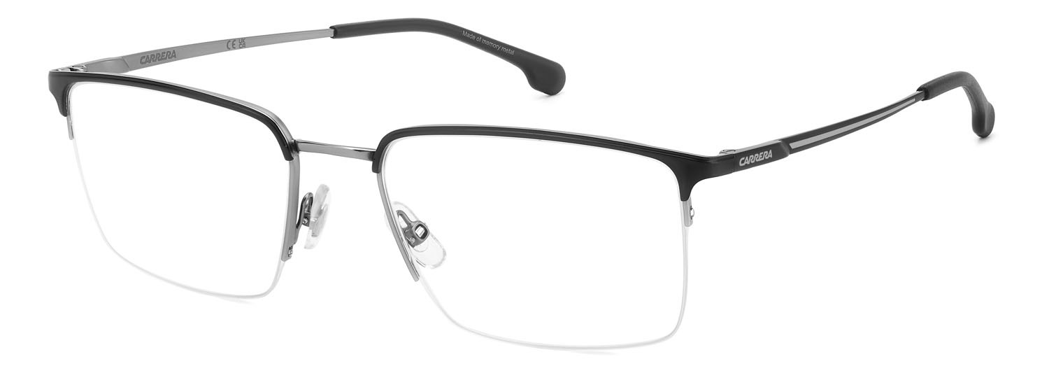 Brillen Carrera 8909 108982 (TI7) farbe matte black ruthenium form rechteckig 