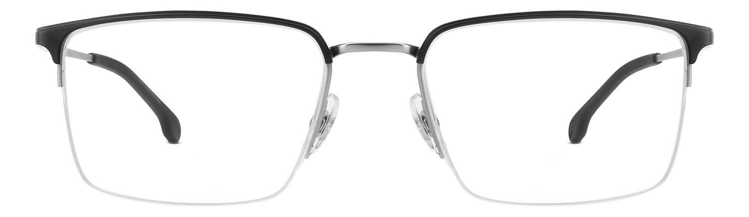 Brillen Carrera 8909 108982 (TI7) farbe matte black ruthenium form rechteckig 