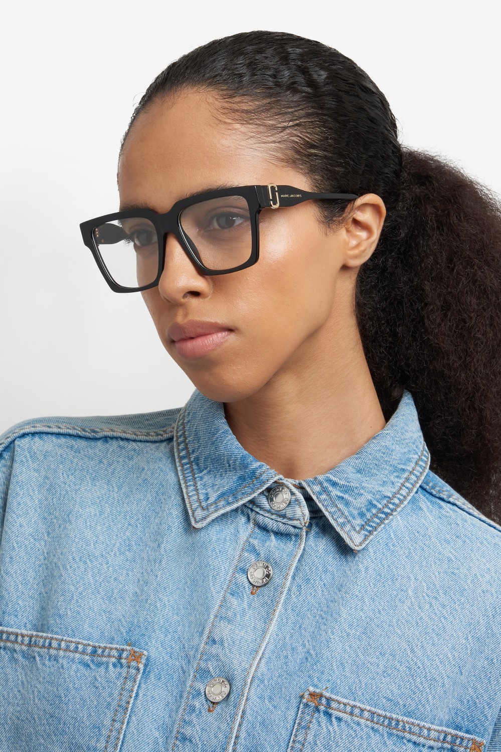 Occhiali da vista Marc Jacobs 766 108987 807 colore black forma rettangolare 