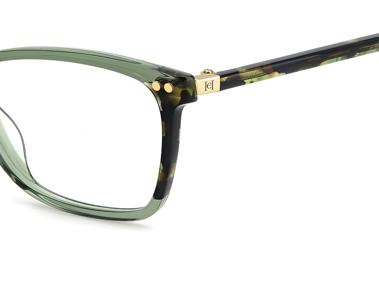 Occhiali da vista Carolina Herrera Her 0280 109005 1ED colore green forma rettangolare 