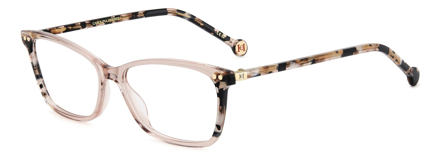Occhiali da vista Carolina Herrera Her 0280 109005 35J colore pink forma rettangolare 