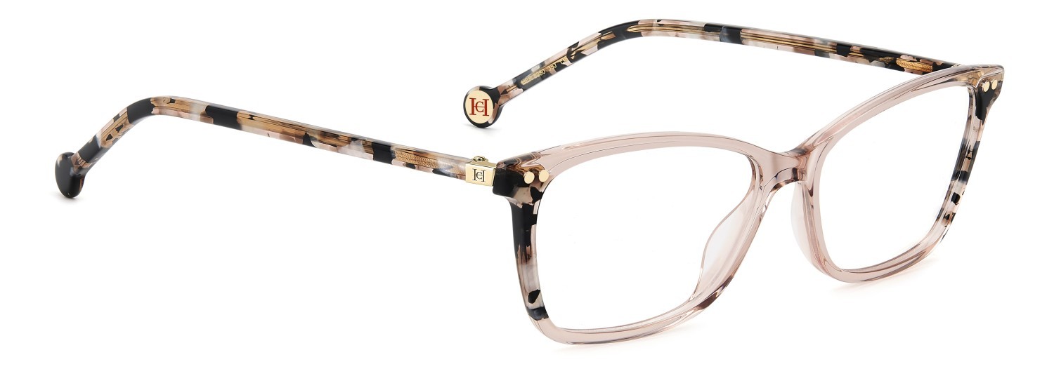 Occhiali da vista Carolina Herrera Her 0280 109005 35J colore pink forma rettangolare 