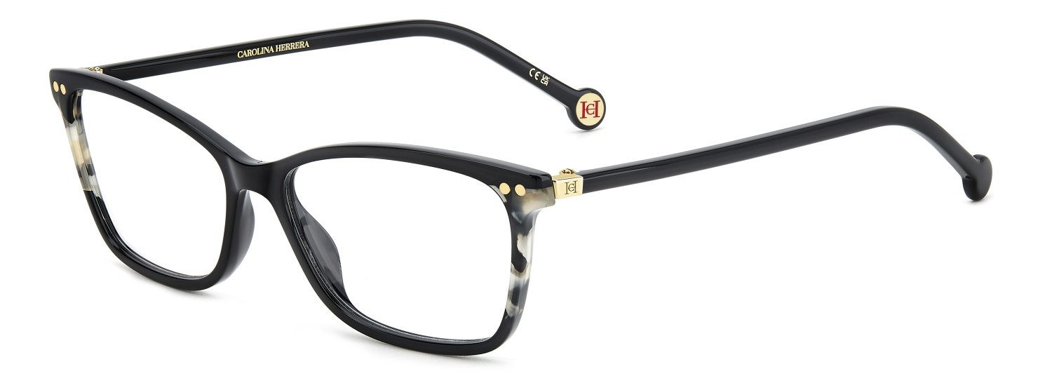 Occhiali da vista Carolina Herrera Her 0280 109005 807 colore black forma rettangolare 