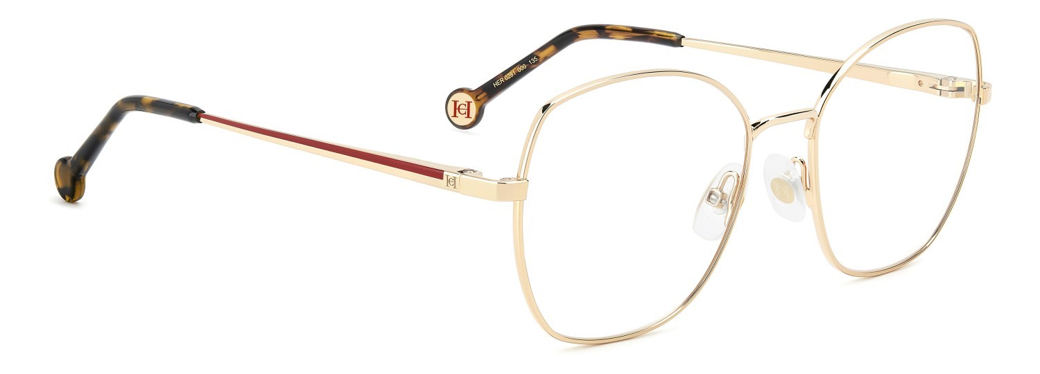 Occhiali da vista Carolina Herrera Her 0281 109006 000 colore rose gold forma quadrato 