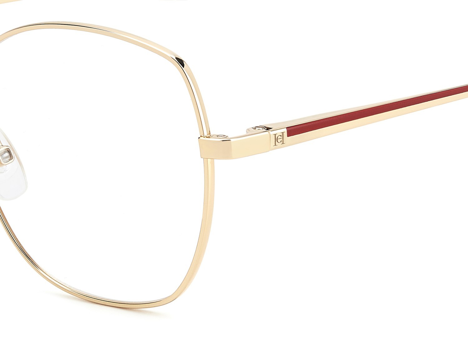 Occhiali da vista Carolina Herrera Her 0281 109006 000 colore rose gold forma quadrato 