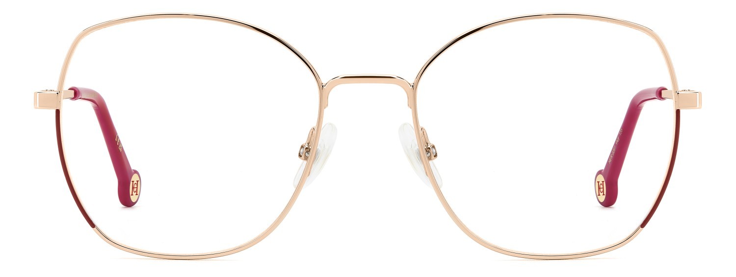 Occhiali da vista Carolina Herrera Her 0281 109006 YK9 colore burgundy copper gold forma quadrato 