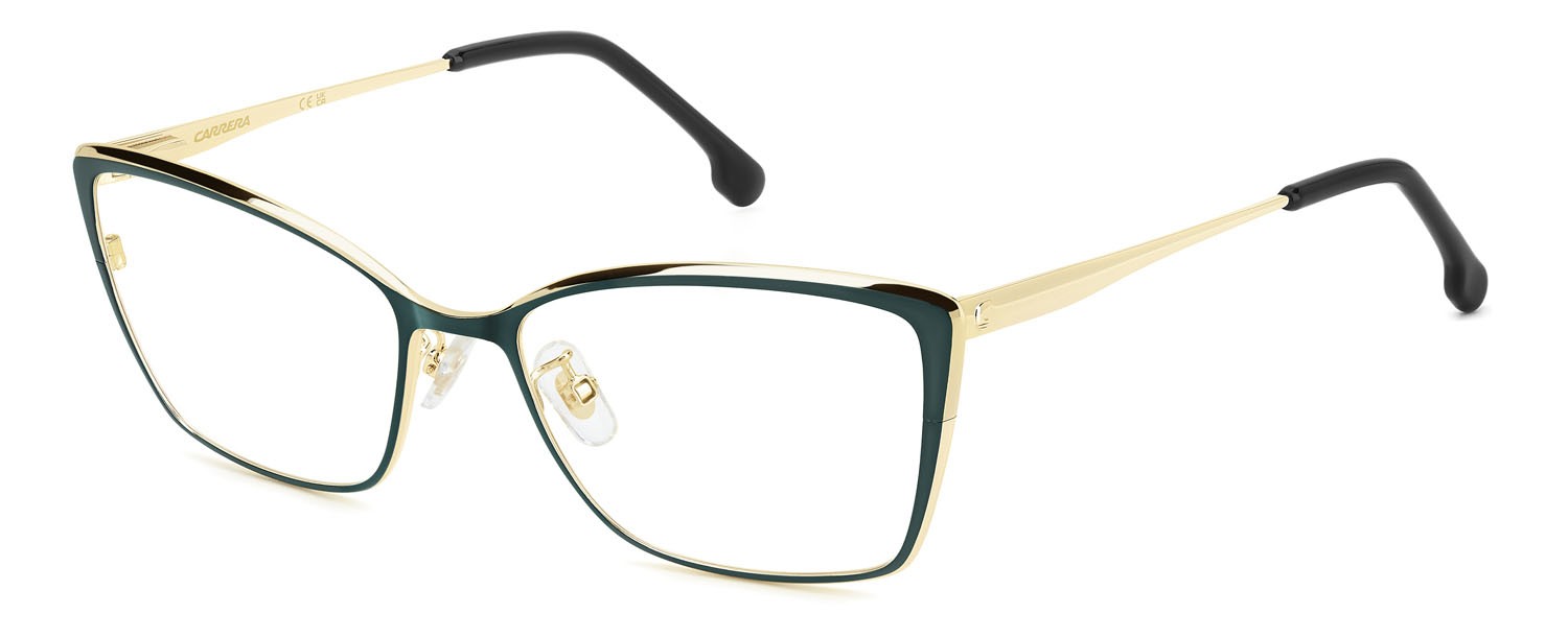 Occhiali da vista Carrera 3047 109019 (1ED) colore green forma rettangolare 