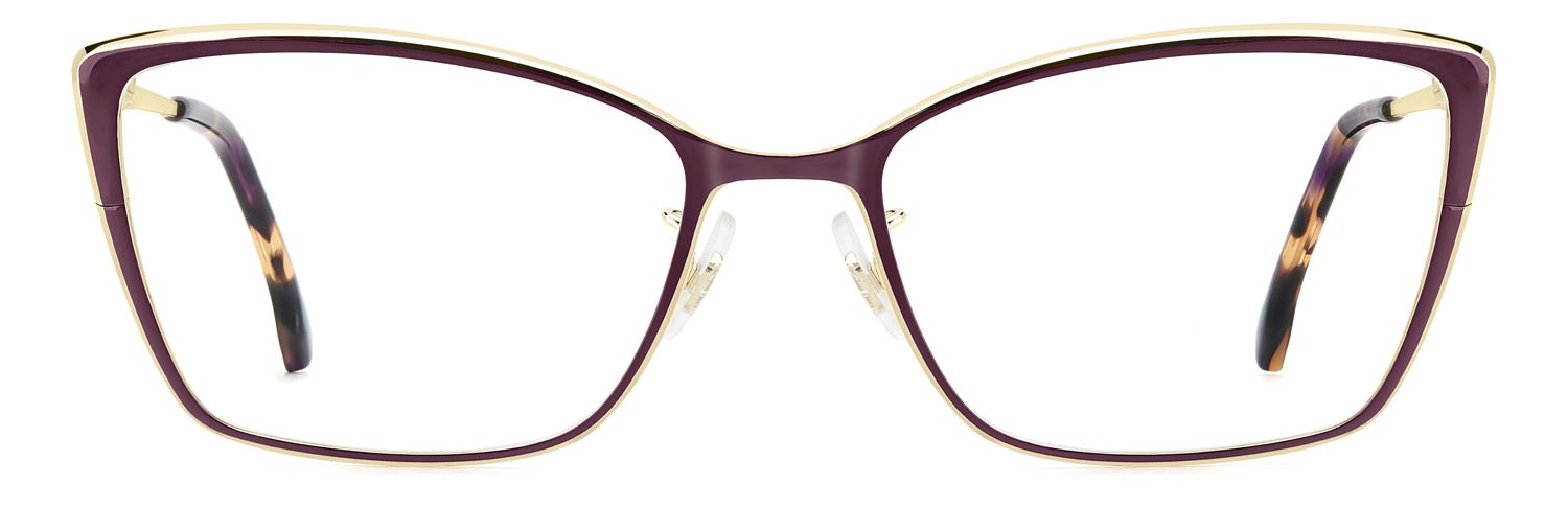 Brillen Carrera 3047 109019 (T1W) farbe plum gold form rechteckig 