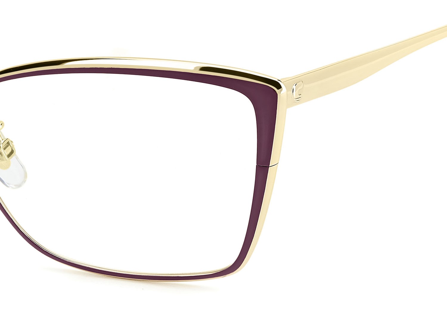 Brillen Carrera 3047 109019 (T1W) farbe plum gold form rechteckig 
