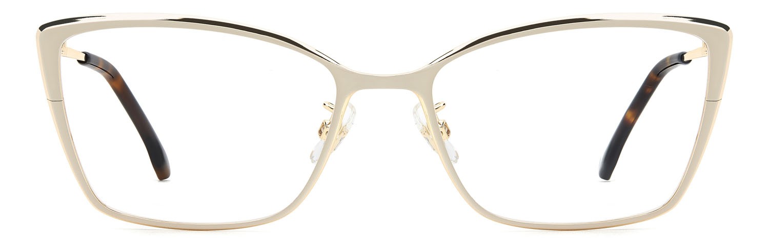 Brillen Carrera 3047 109019 (VVP) farbe gold ivory form rechteckig 