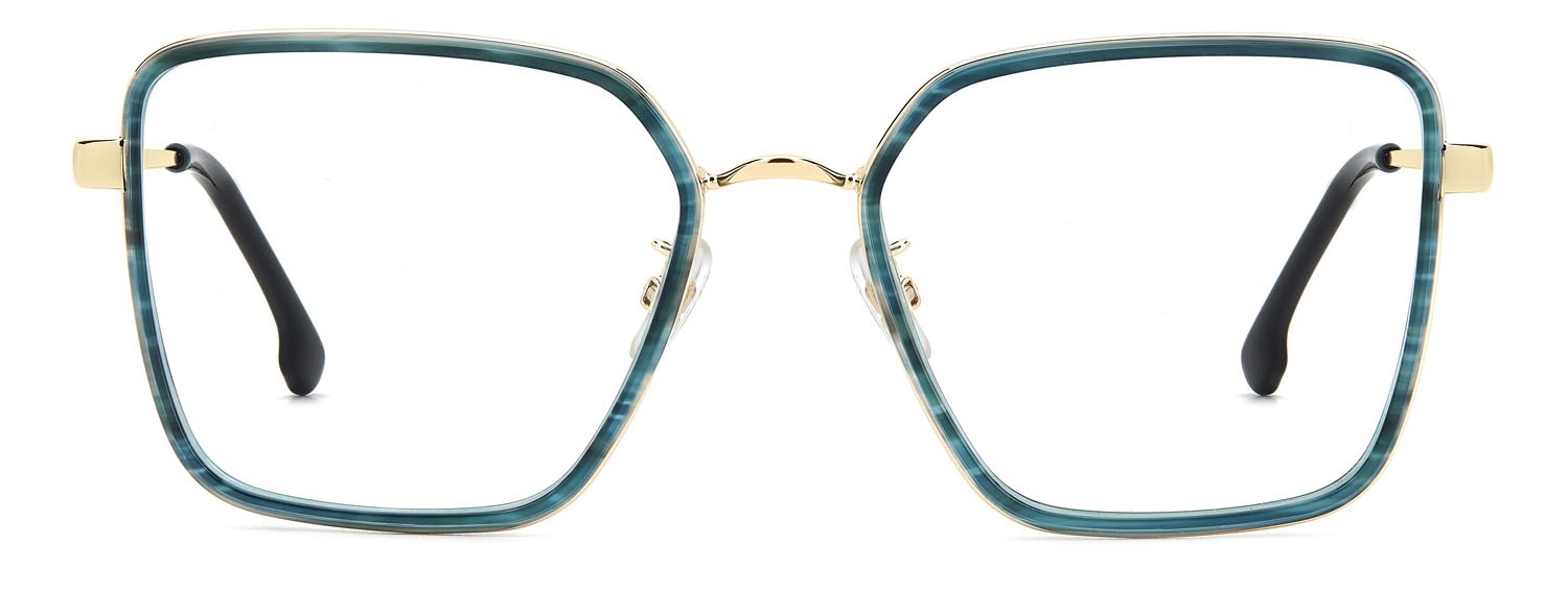 Occhiali da vista Carrera 3050 109021 (6AK) colore green horn forma quadrato 