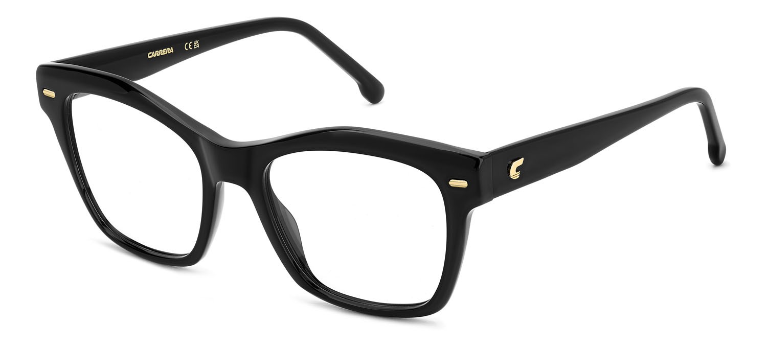 Brillen Carrera 3052 109023 (807) farbe black form rechteckig 