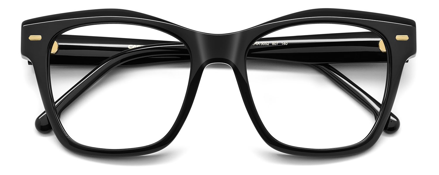 Brillen Carrera 3052 109023 (807) farbe black form rechteckig 