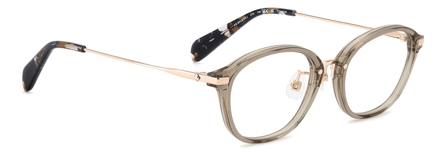 Brillen Kate Spade Ks Myley/FJ 109028 2T3 farbe crystal beige form pantos 