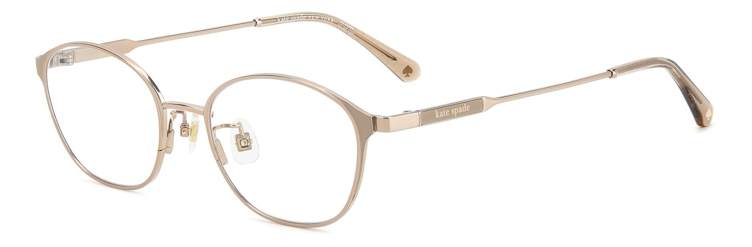 Occhiali da vista Kate Spade Ks Amal/FJ 109032 000 colore rose gold forma pantos 