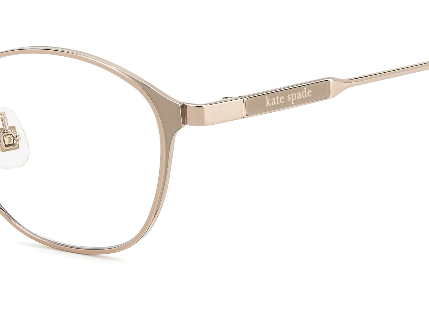 Occhiali da vista Kate Spade Ks Amal/FJ 109032 000 colore rose gold forma pantos 