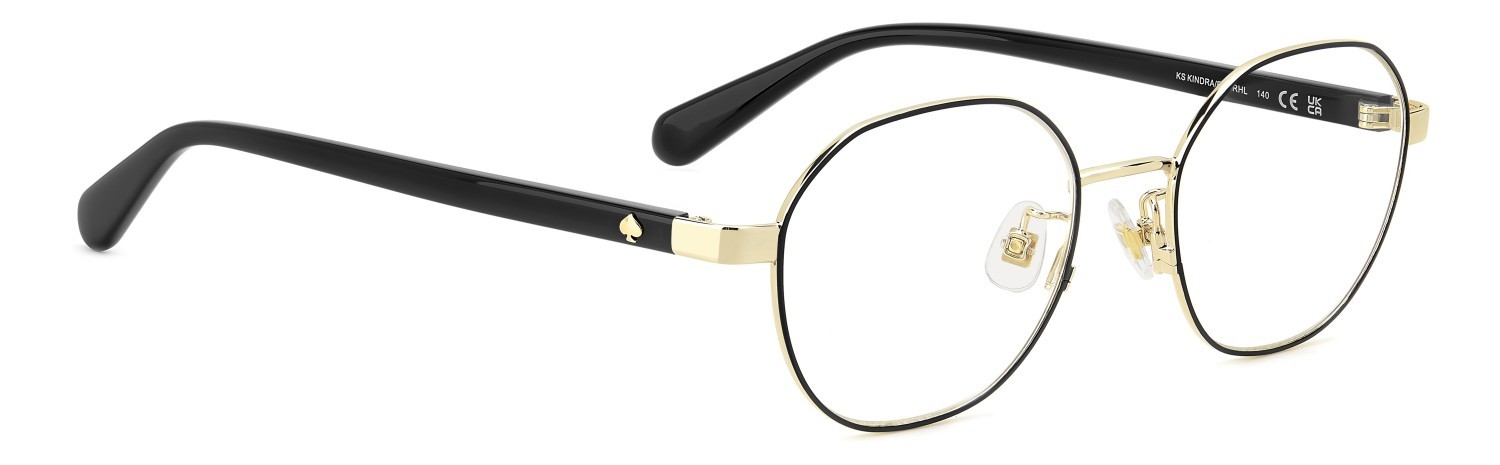 Brillen Kate Spade Ks Kindra/FJ 109033 RHL farbe gold black_ form rechteckig 