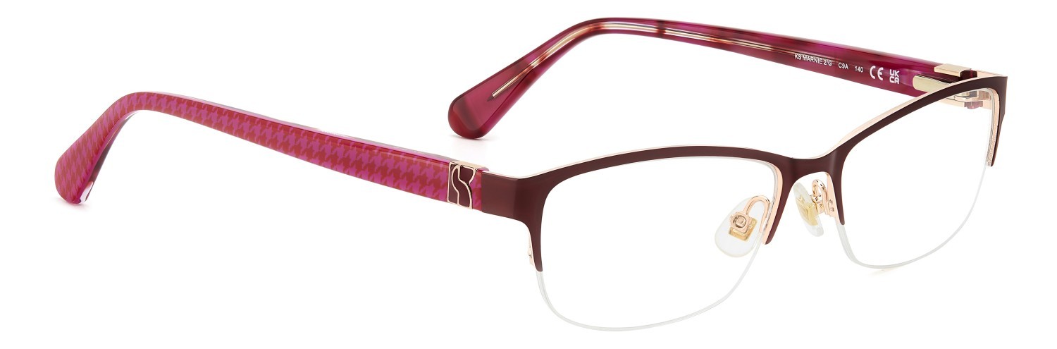 Occhiali da vista Kate Spade Ks Marnie 2/G 109035 C9A colore red forma cat eye 
