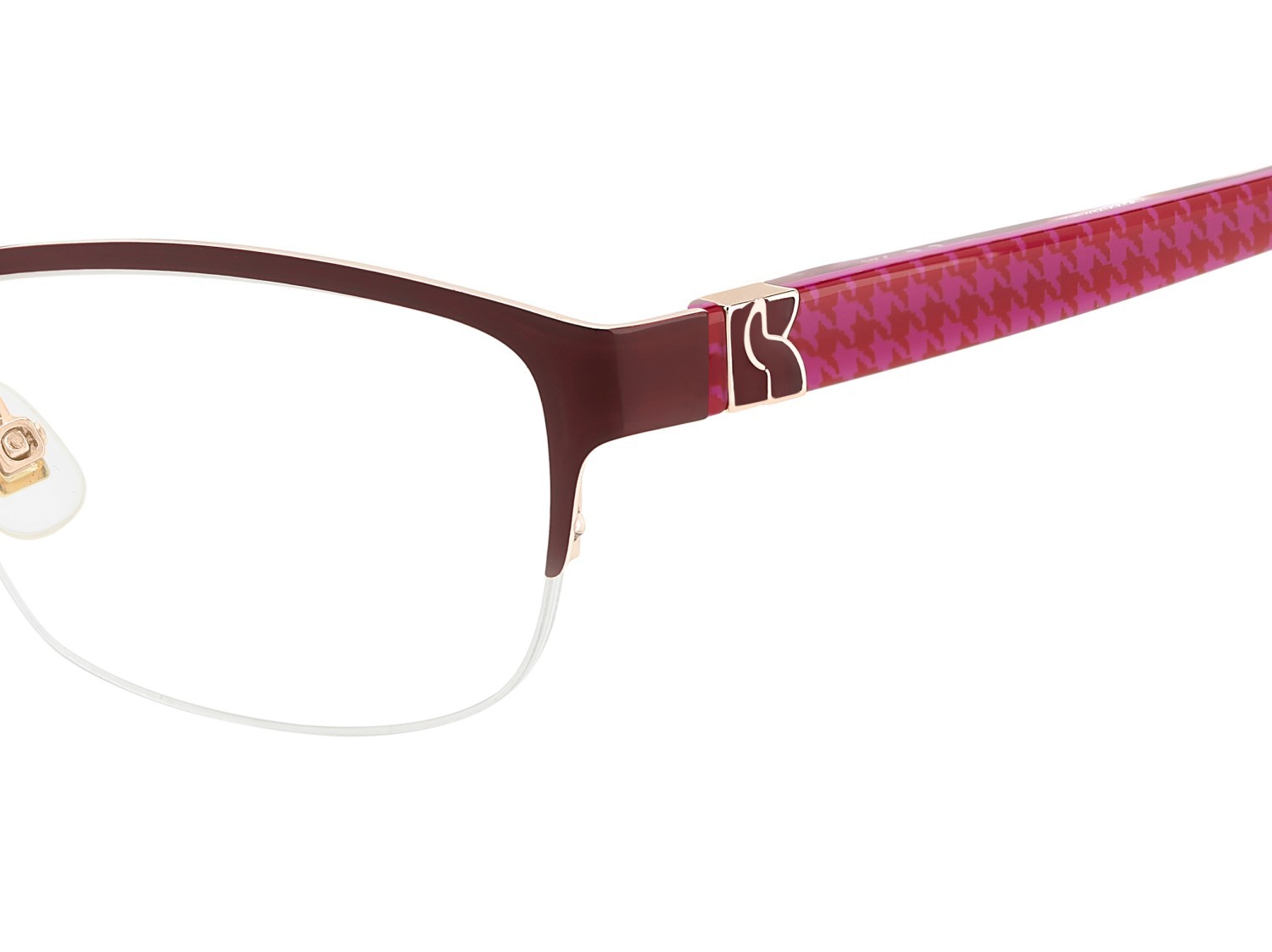 Occhiali da vista Kate Spade Ks Marnie 2/G 109035 C9A colore red forma cat eye 