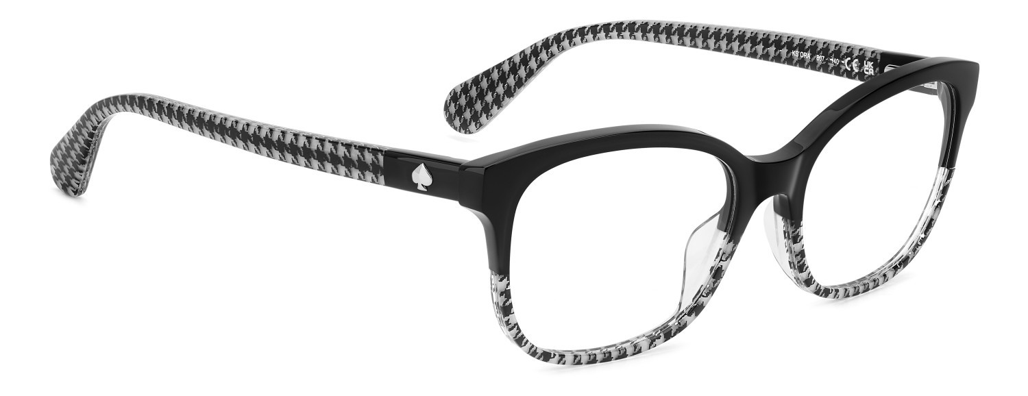 Occhiali da vista Kate Spade Ks Ora 109037 807 colore black forma ovale 
