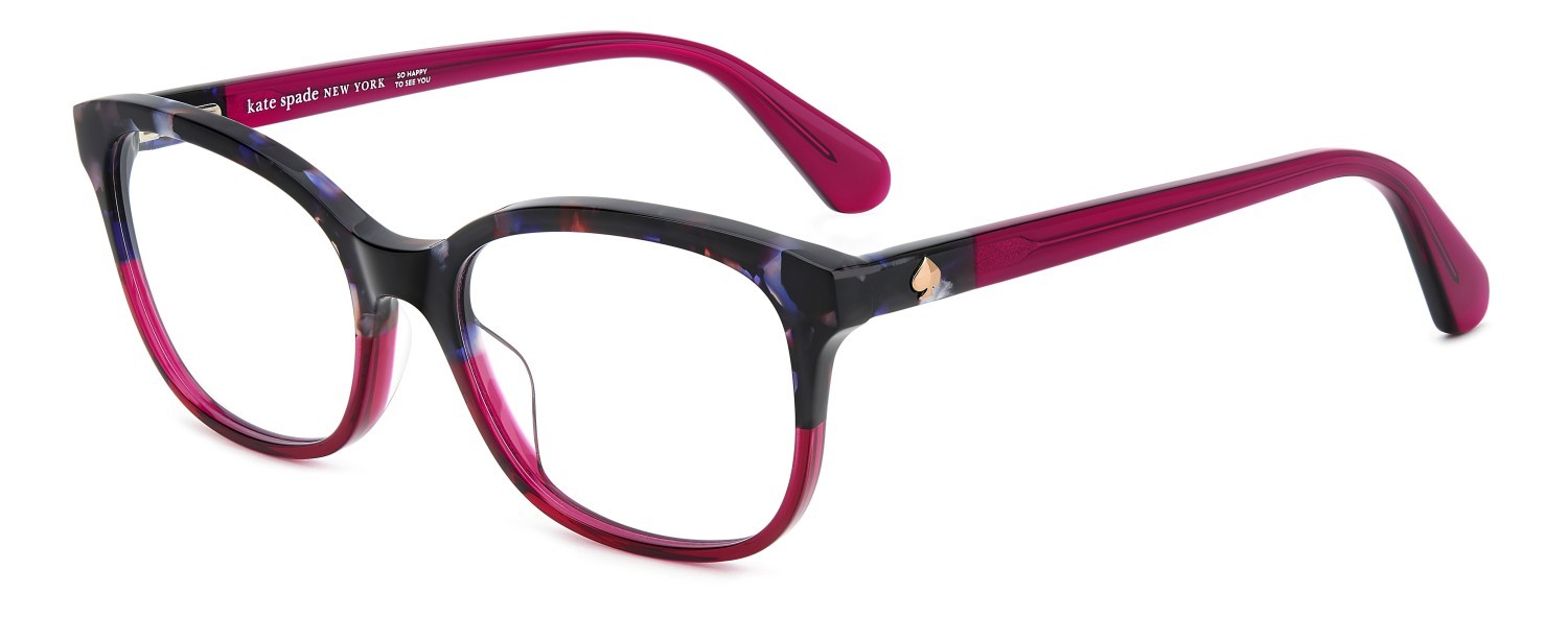 Occhiali da vista Kate Spade Ks Ora 109037 JBW colore blue havana forma ovale 