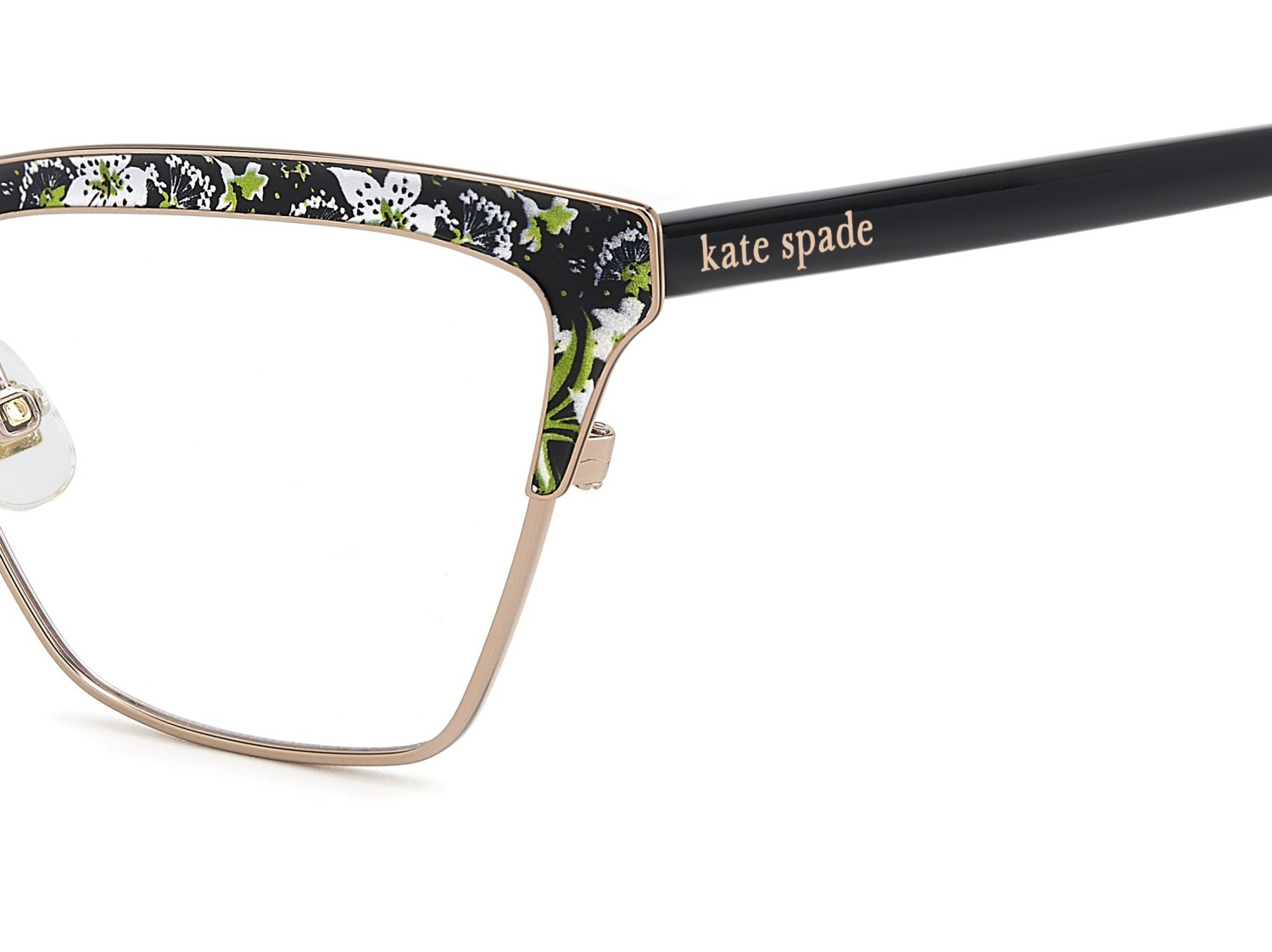 Occhiali da vista Kate Spade Ks Kinny/G 109039 000 colore rose gold forma cat eye 
