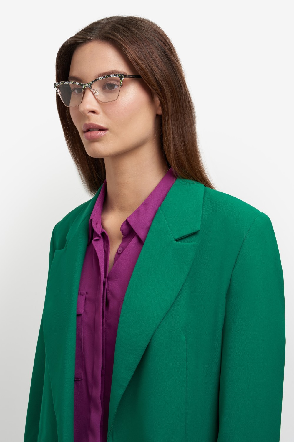Occhiali da vista Kate Spade Ks Kinny/G 109039 000 colore rose gold forma cat eye 