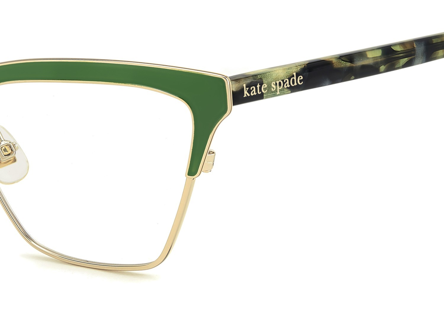 Occhiali da vista Kate Spade Ks Kinny/G 109039 PEF colore gold green forma cat eye 