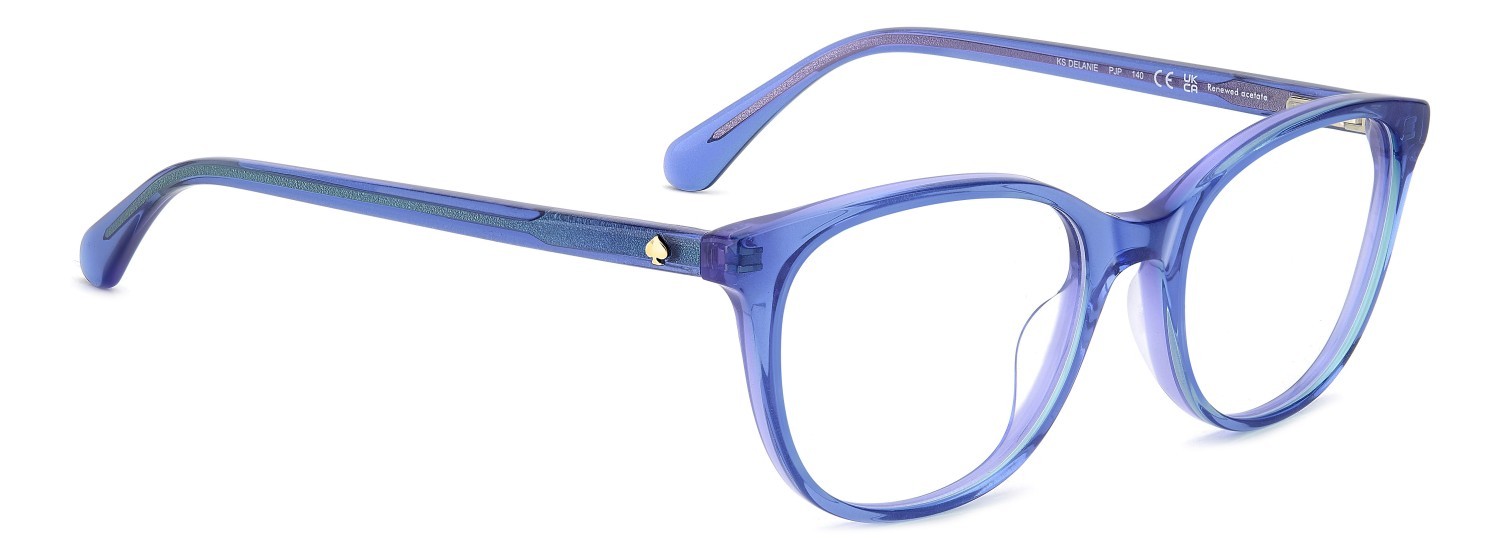 Occhiali da vista Kate Spade Ks Delanie 109041 PJP colore blue forma cat eye 
