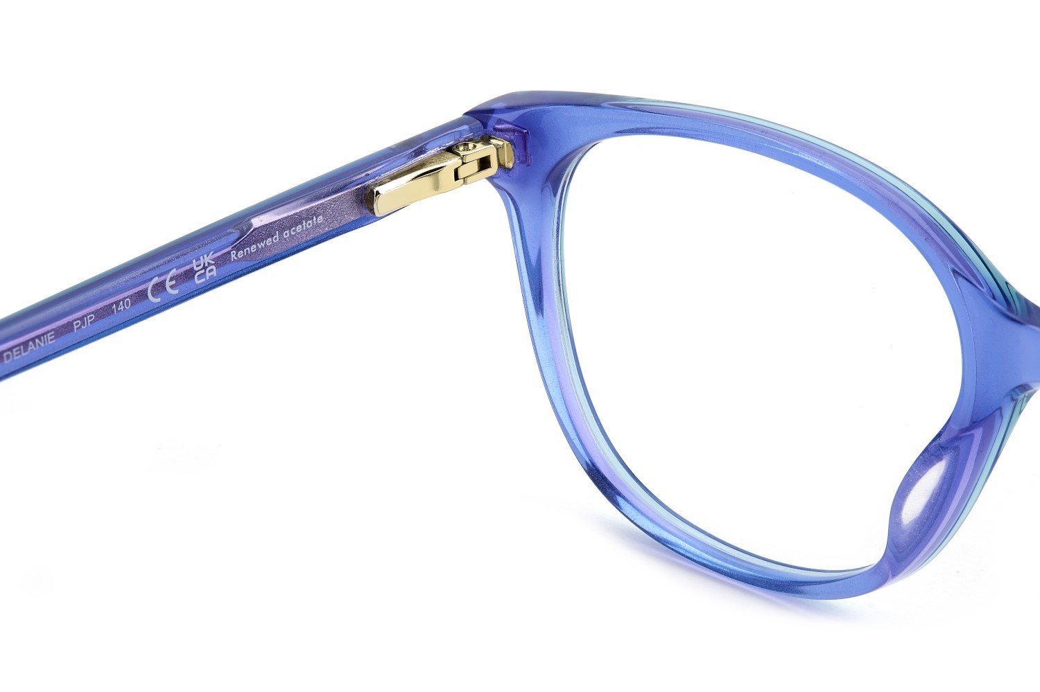 Occhiali da vista Kate Spade Ks Delanie 109041 PJP colore blue forma cat eye 