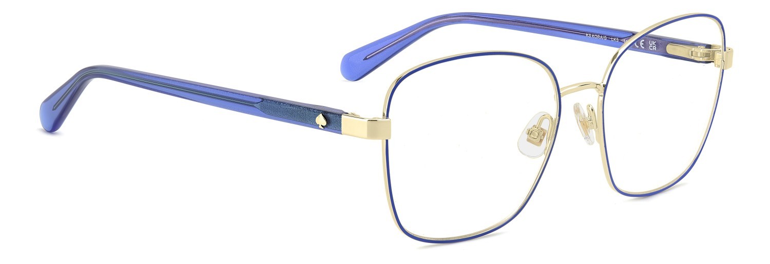 Brillen Kate Spade Ks Kora/G 109042 LKS farbe gold blue form quadratisch 