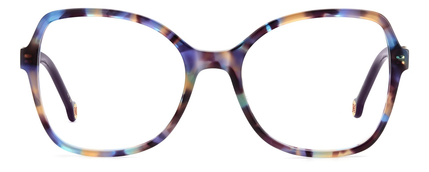 Occhiali da vista Carolina Herrera Her 0275 109047 0ZY colore blue violet havana forma farfalla 
