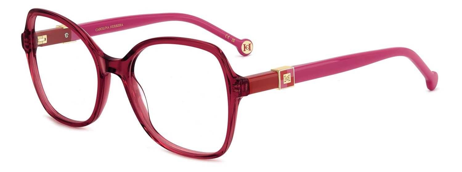Occhiali da vista Carolina Herrera Her 0275 109047 C9A colore red forma farfalla 