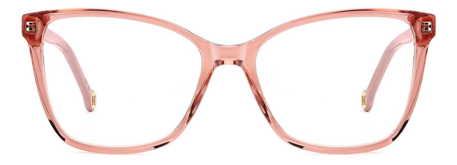 Brillen Carolina Herrera Her 0274 109048 733 farbe peach form rechteckig 