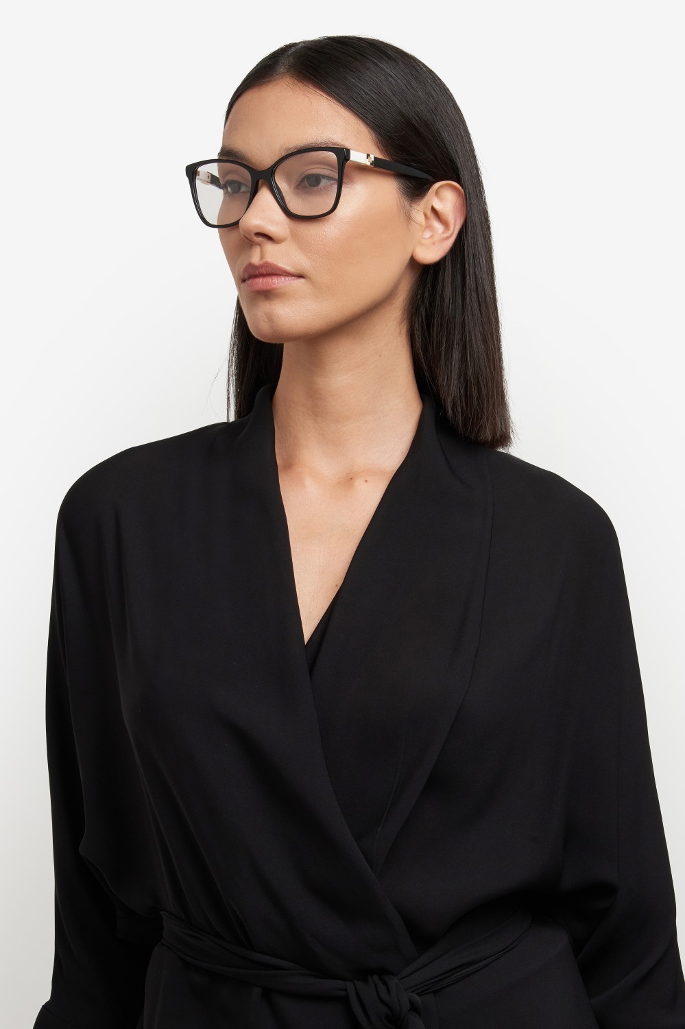 Occhiali da vista Carolina Herrera Her 0274 109048 807 colore black forma rettangolare 