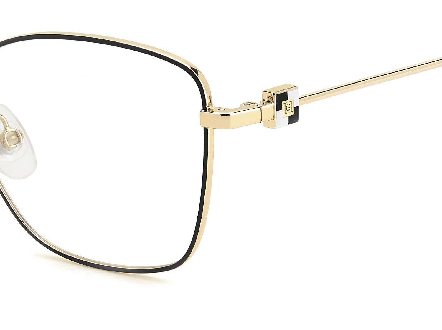 Occhiali da vista Carolina Herrera Her 0277 109049 I46 colore matte black gold forma rettangolare 
