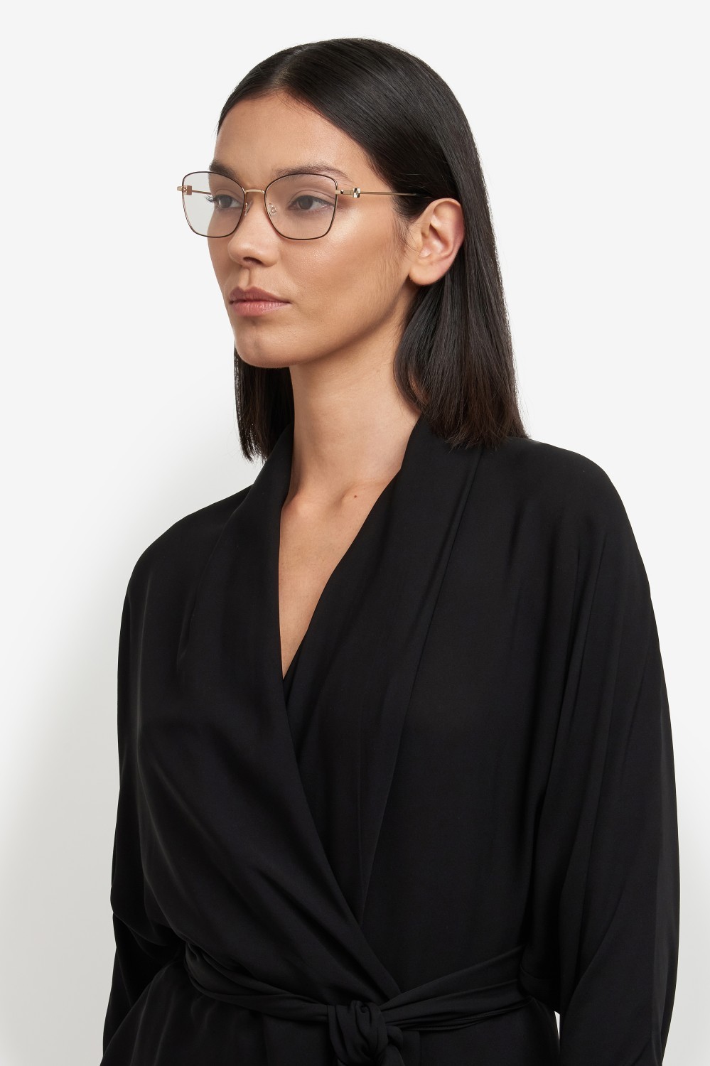 Occhiali da vista Carolina Herrera Her 0277 109049 I46 colore matte black gold forma rettangolare 