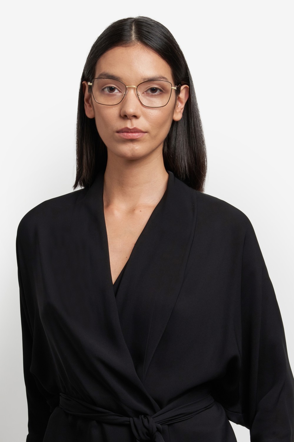 Occhiali da vista Carolina Herrera Her 0277 109049 I46 colore matte black gold forma rettangolare 