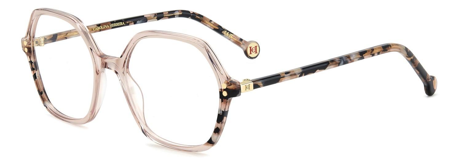 Occhiali da vista Carolina Herrera Her 0279 109050 35J colore pink forma rettangolare 