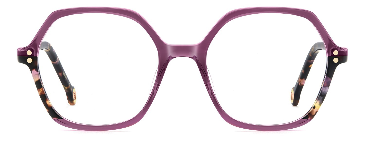 Eyeglasses Carolina Herrera Her 0279 109050 QHO color cyclamen shape rectangle 