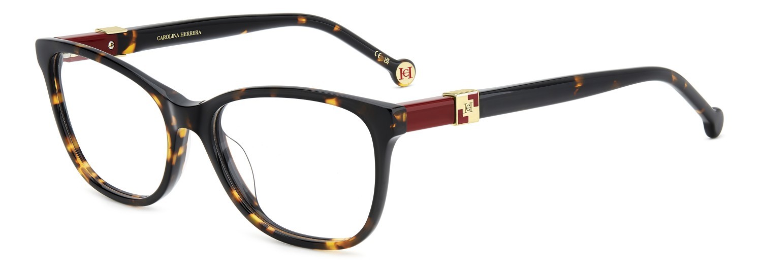 Occhiali da vista Carolina Herrera Her 0276/G 109051 086 colore havana forma rettangolare 