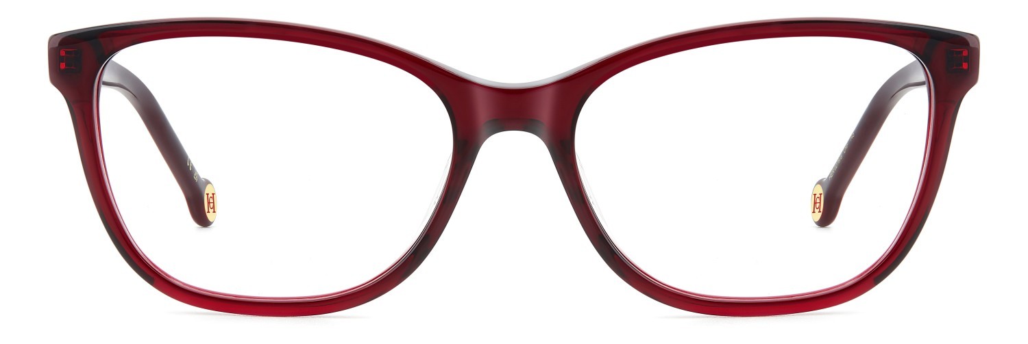Eyeglasses Carolina Herrera Her 0276/G 109051 LHF color burgundy shape rectangle 
