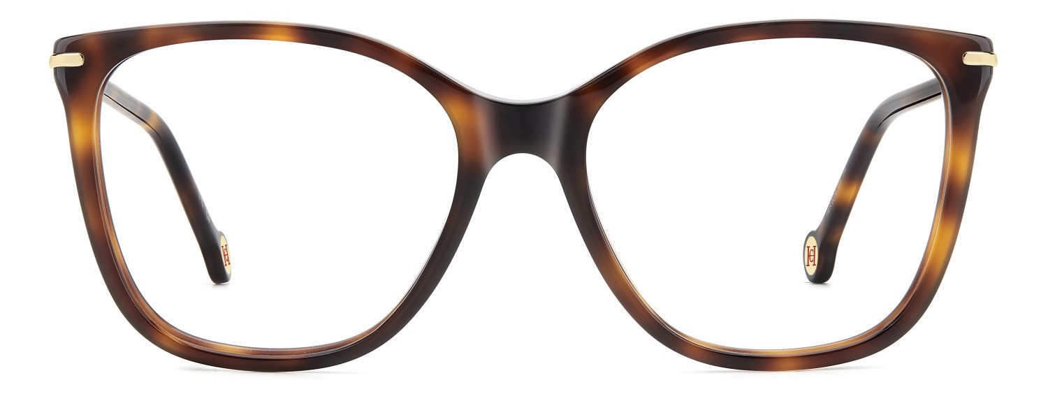 Brillen Carolina Herrera Her 0270 109053 086 farbe havana form rechteckig 
