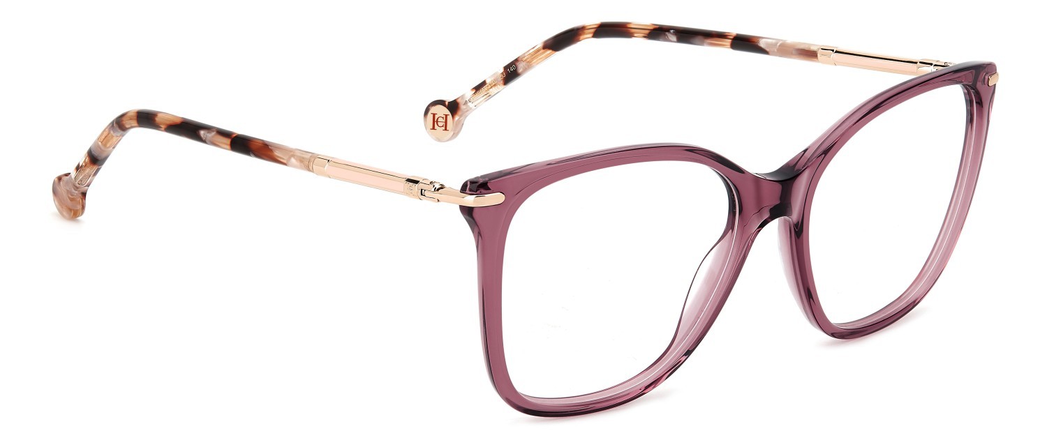 Occhiali da vista Carolina Herrera Her 0270 109053 35J colore pink forma rettangolare 